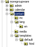 Minimal module directory tree